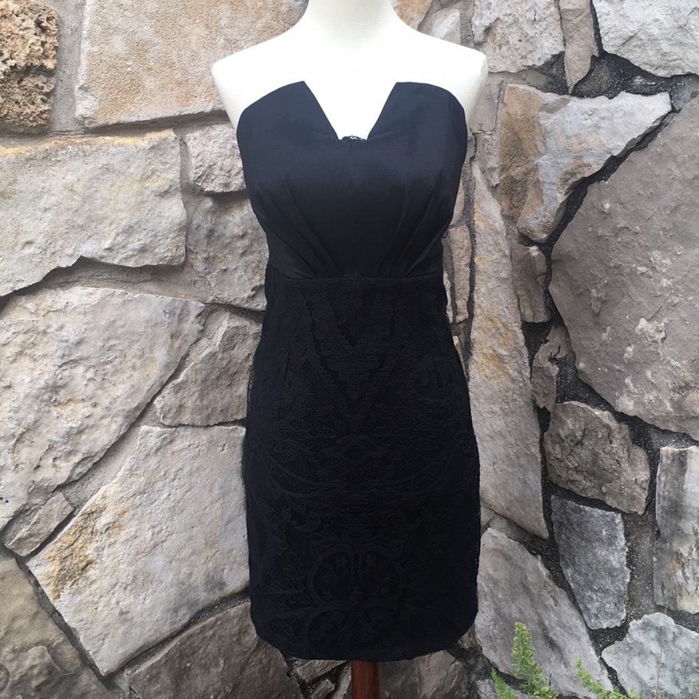 XTaren Black Lace Cocktail Dress